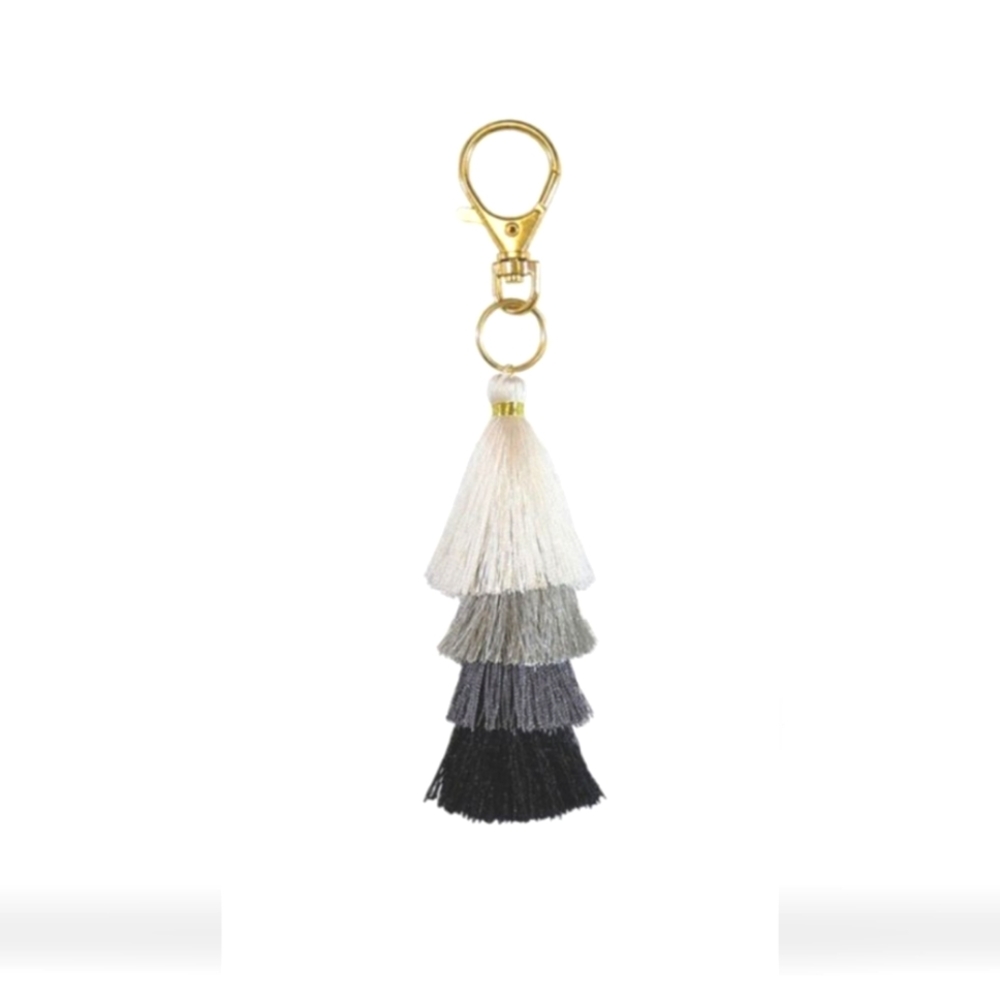 Dusty Bunny Waterfall Tassel Clip